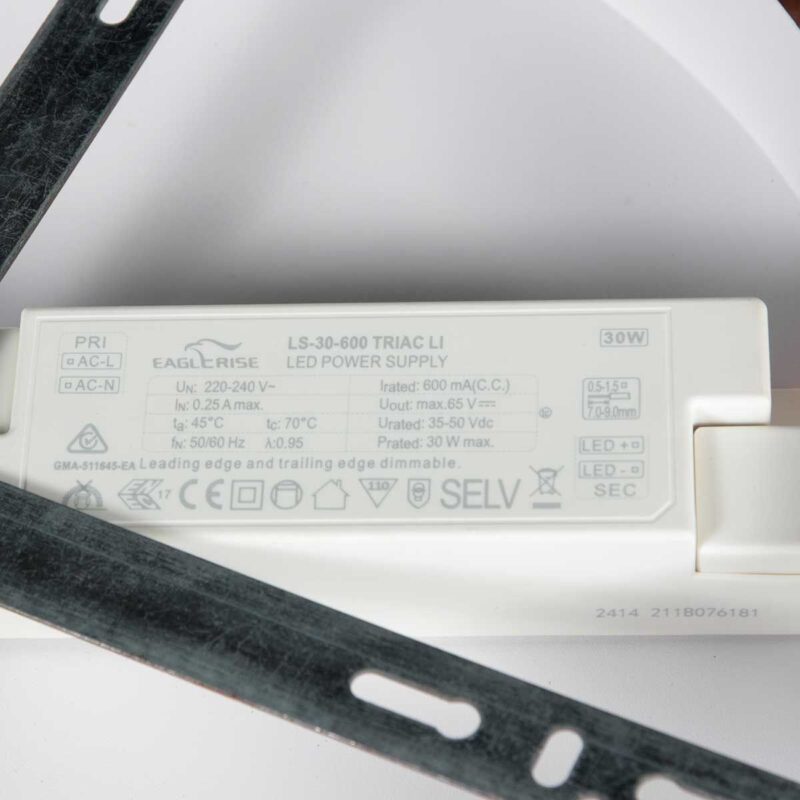 Zwarte Plafondlamp Circolare 4207ZW – Stijlvol Design met Krachtige LED-Verlichting - Afbeelding 12