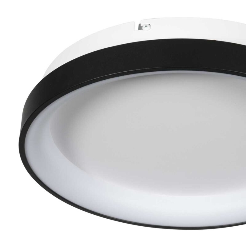 Zwarte Plafondlamp Circolare 4207ZW – Stijlvol Design met Krachtige LED-Verlichting - Afbeelding 3