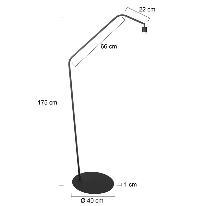 Zwarte Vloerlamp Zig-Zag 4218ZW – Uniek Design en Functioneel Gebruik - Afbeelding 6