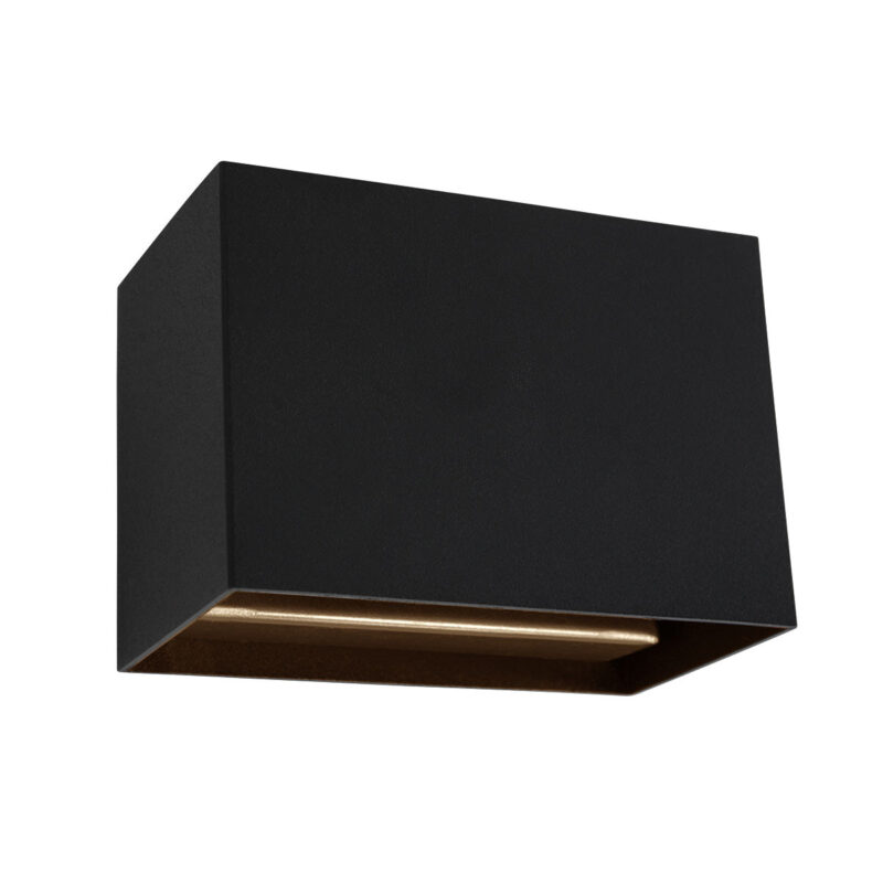 Zwarte Wandlamp Muro 3365ZW – Minimalistisch Design met Sfeervol Lichtspel - Afbeelding 2