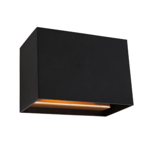 Zwarte Wandlamp Muro 3365ZW – Minimalistisch Design met Sfeervol Lichtspel