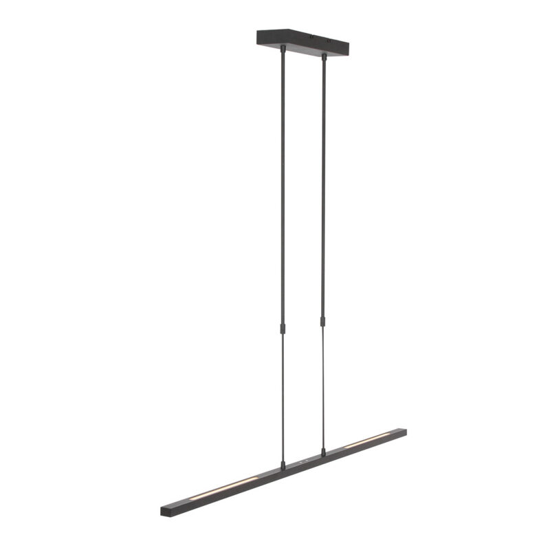 Zwarte hanglamp Bande 3319ZW, lichtkleur instelbaar en dimbaar - Afbeelding 9