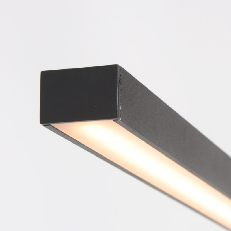 Zwarte hanglamp Bande 3319ZW, lichtkleur instelbaar en dimbaar - Afbeelding 3