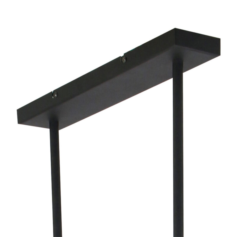 Zwarte hanglamp Buckley 1705ZW met 4 x een E27 fitting - Afbeelding 12