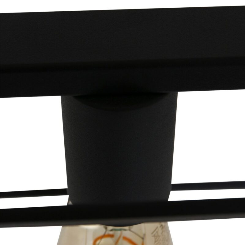 Zwarte hanglamp Buckley 2675ZW met 5 x een E27 fitting - Afbeelding 13