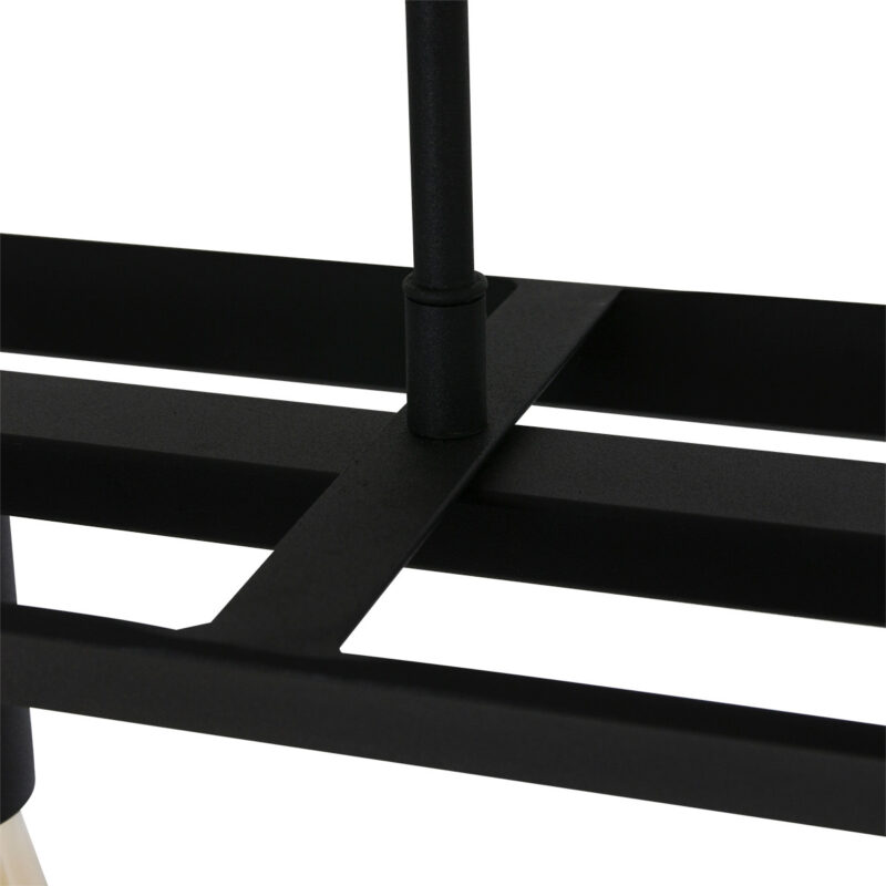 Zwarte hanglamp Buckley 2675ZW met 5 x een E27 fitting - Afbeelding 6