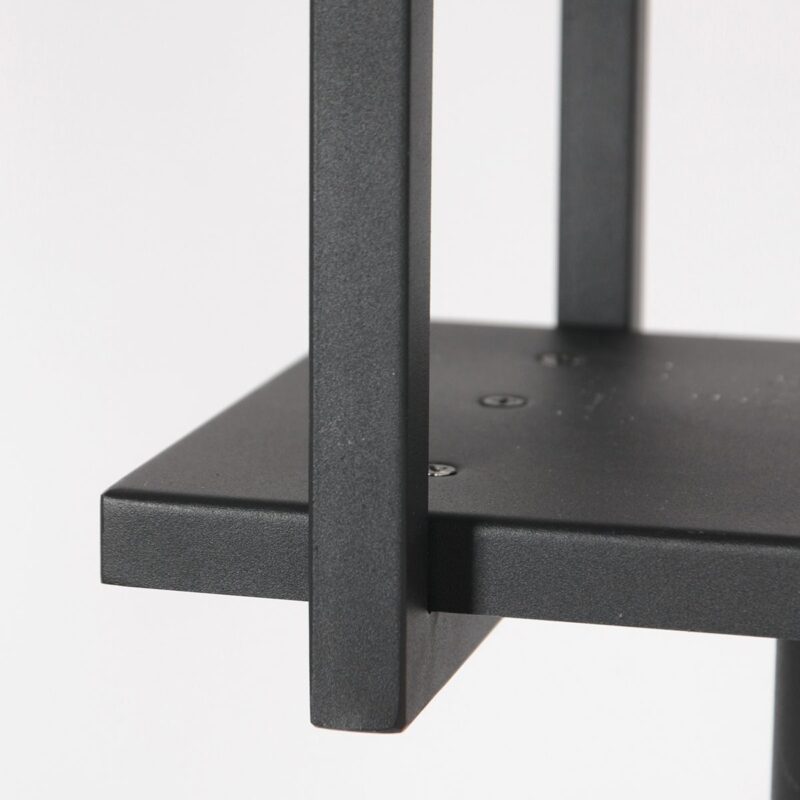 Zwarte hanglamp Buckley  2983ZW met plateau en 4 x een E27 fitting - Afbeelding 11