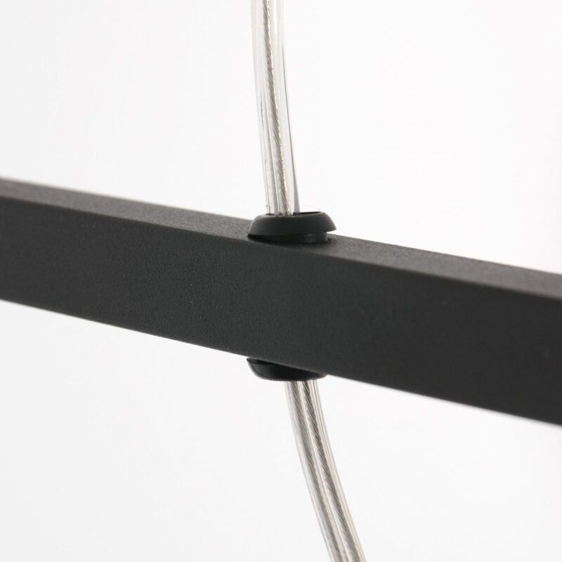 Zwarte hanglamp Buckley  2983ZW met plateau en 4 x een E27 fitting - Afbeelding 13