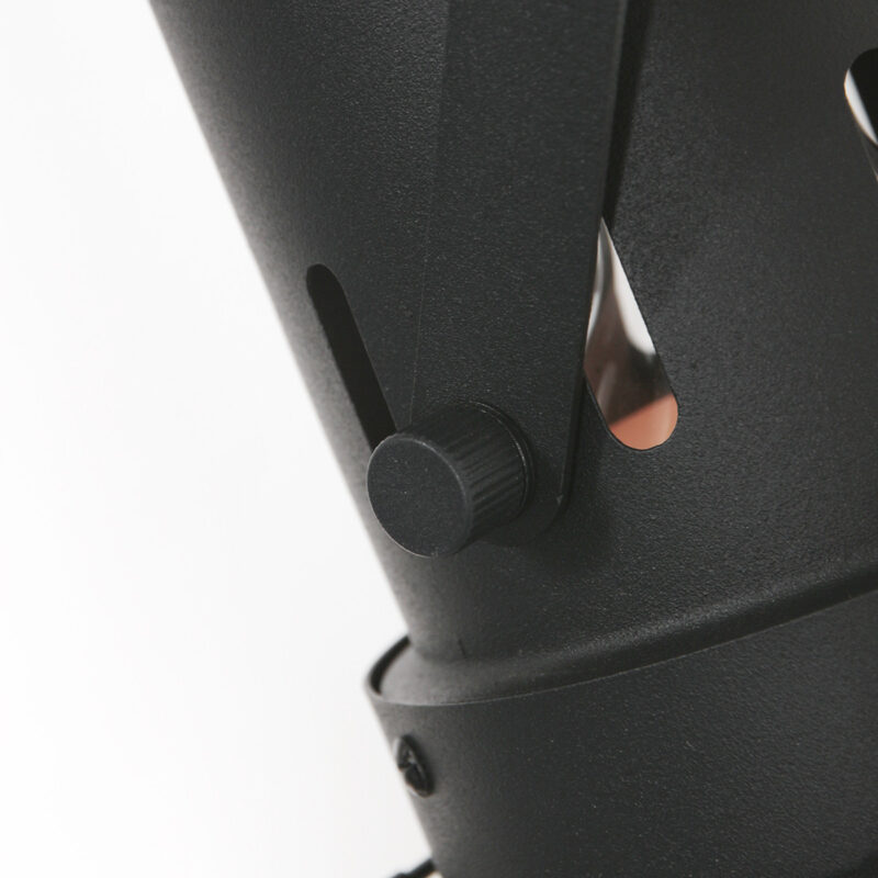 Zwarte hanglamp Carree 3379ZW met grote E27 fitting - Afbeelding 10