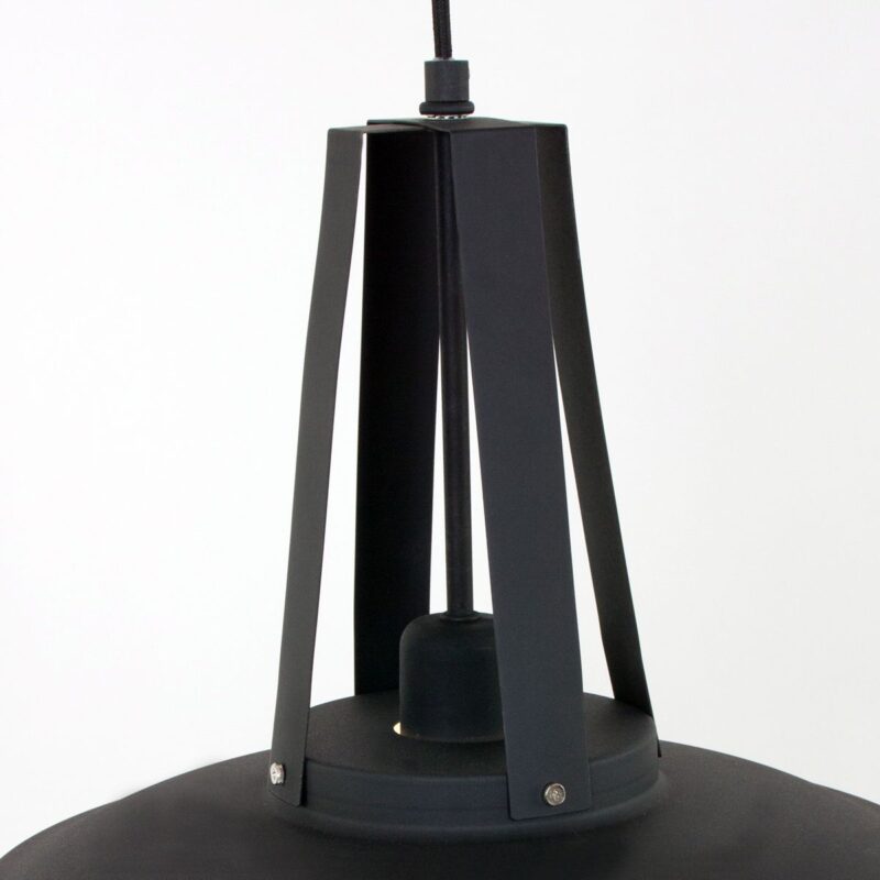 Zwarte hanglamp Eden 7704ZW E27 fitting - Afbeelding 10