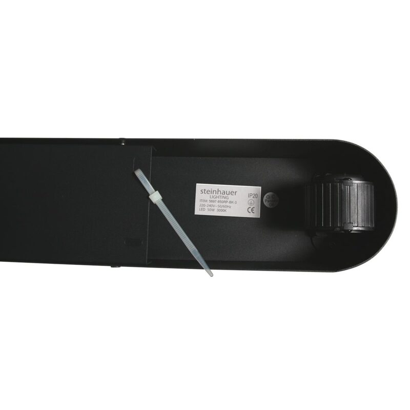 Zwarte hanglamp Mykty 4204 – Twee zwevende cirkels, individueel in hoogte verstelbaar, 6000 lumen, 2700K - Afbeelding 9