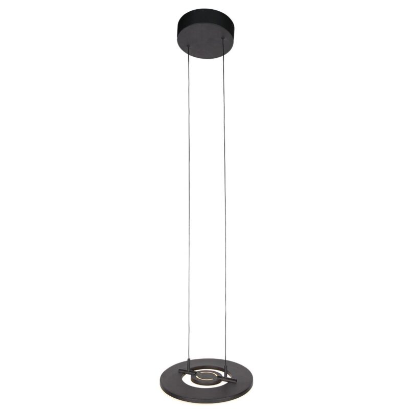 Zwarte hanglamp Soleil 4140ZW met lift systeem - Afbeelding 8