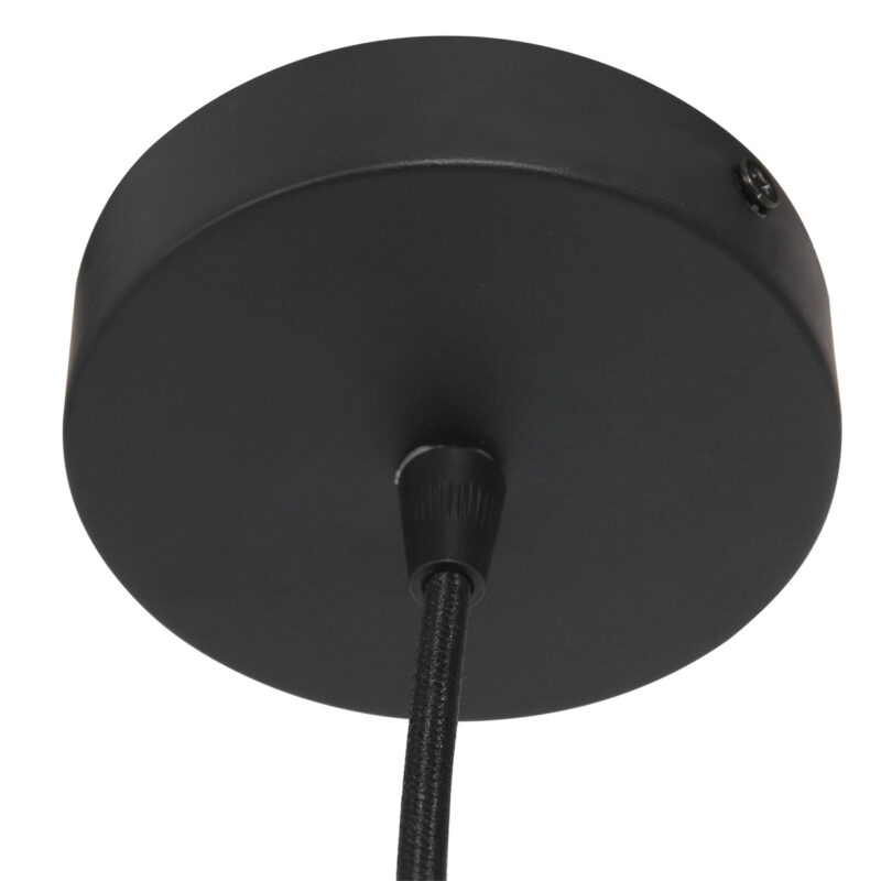 Zwarte hanglamp - pendel Sparkled Light 3602ZW zonder kap - Afbeelding 10