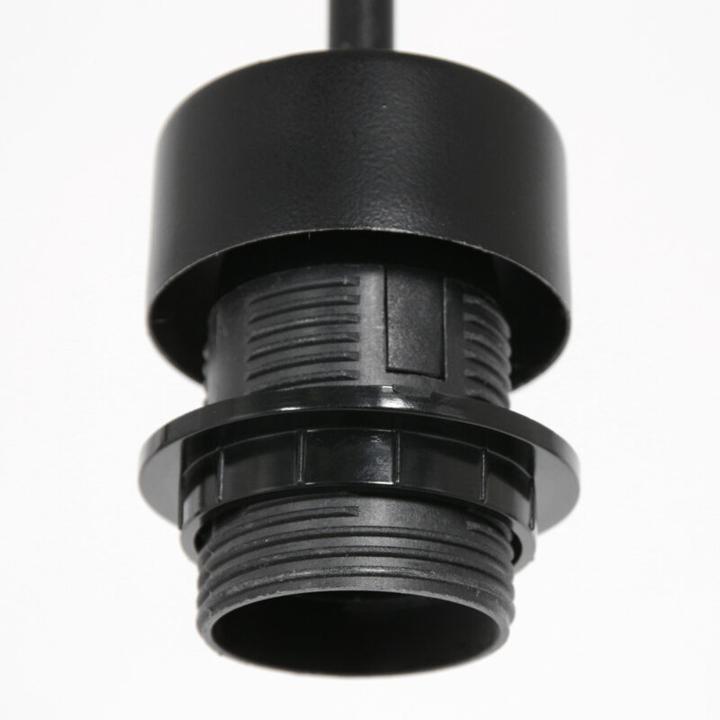 Zwarte hanglamp - pendel Sparkled Light 3602ZW zonder kap - Afbeelding 4