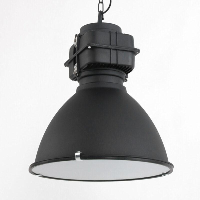 Zwarte industriële hanglamp Densi 7779ZW Ø47 cm - Afbeelding 10