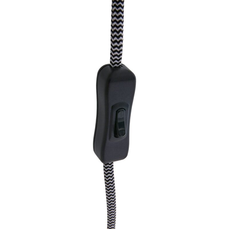Zwarte klemlamp / wandlamp Nove 1320ZW met E27 fitting en schakelaar - Afbeelding 13