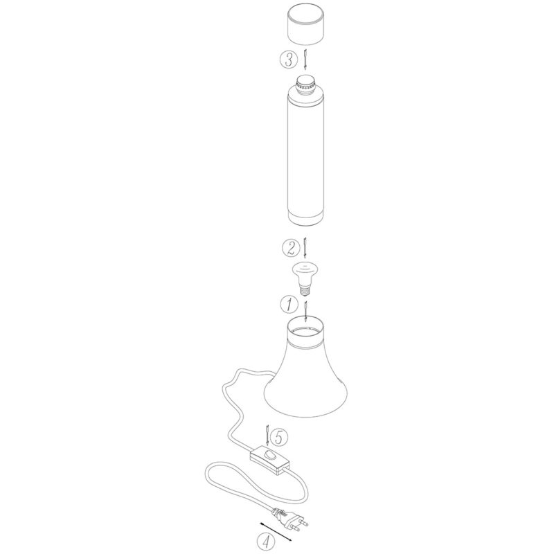 Zwarte lavalamp Volcan 3117ZW met helder en rode vloeistof - Afbeelding 9