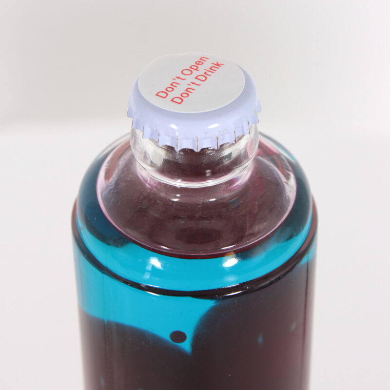 Zwarte lavalamp Volcan 3117ZW met helder en rode vloeistof - Afbeelding 10