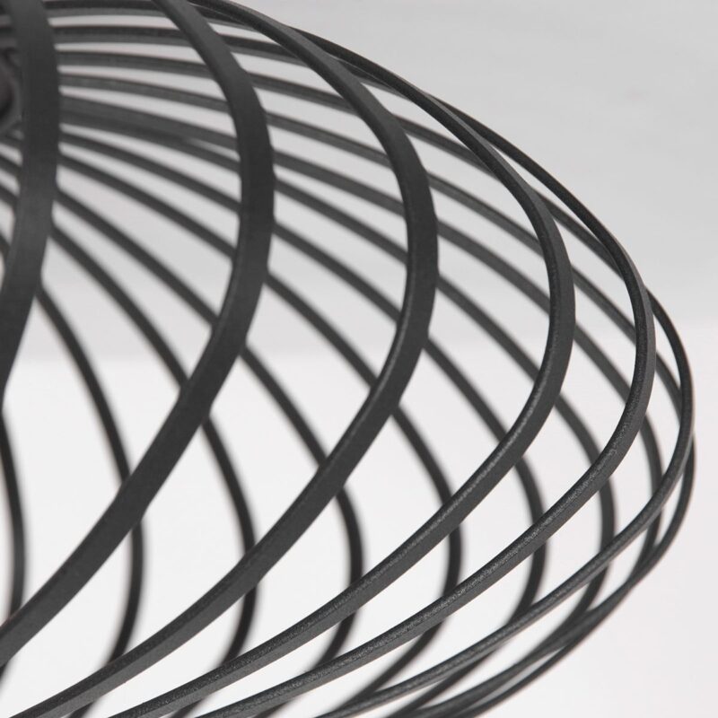Zwarte plafondlamp Dunbar 3097ZW Ø40cm E27 fitting - Afbeelding 6