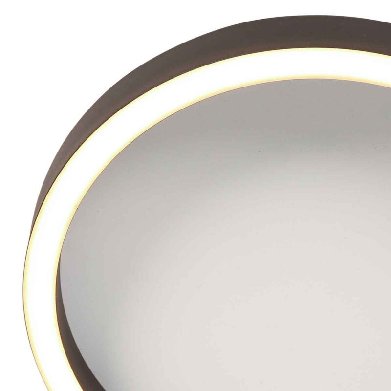 Zwarte plafondlamp Ringlux 4134ZW Ø30CM 2500 Lumen - Afbeelding 5