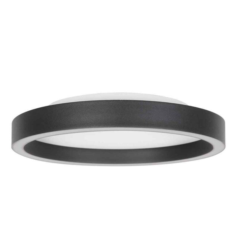 Zwarte plafondlamp Ringlux 4135ZW Ø40CM 3600 Lumen - Afbeelding 2