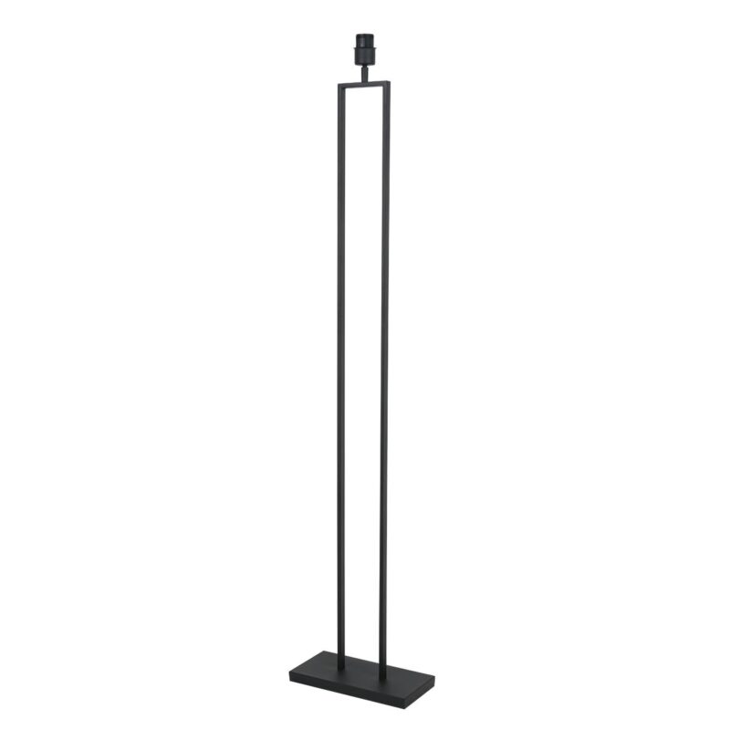 Zwarte staande lamp Stang 4157ZW met E27 fitting en naturelkleurige bamboe kap - Afbeelding 15