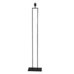 Zwarte vloerlamp met moderne minimalistische stijl, ideale verlichting voor woonkamer of kantoor.