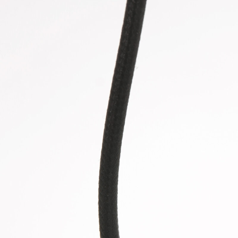 Zwarte tafellamp Stang 3716ZW met naturel gras kap - Afbeelding 15