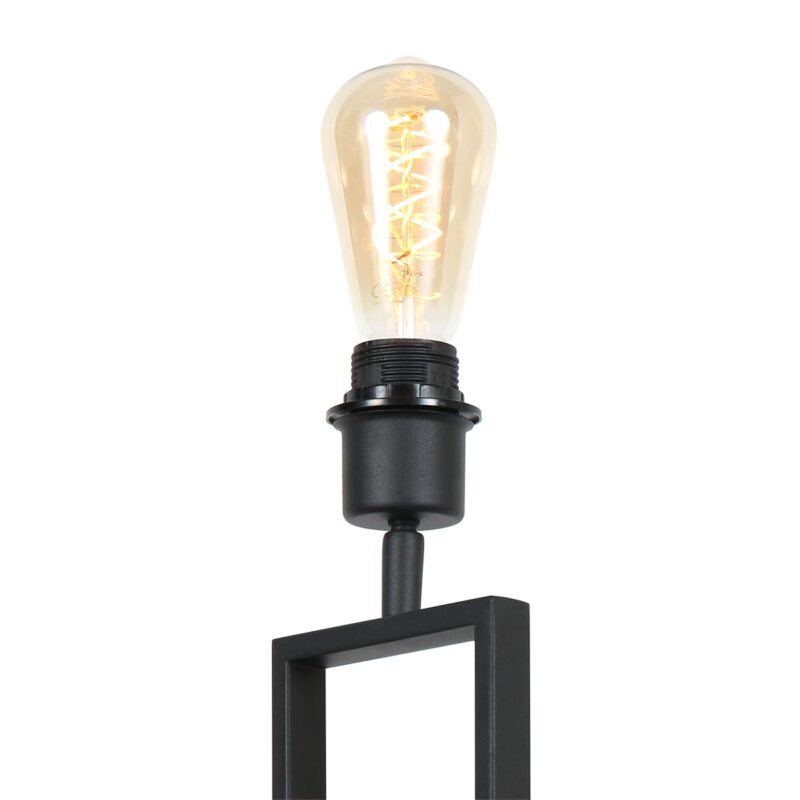 Zwarte tafellamp Stang 3843ZW met E27 fitting zonder kap - Afbeelding 6