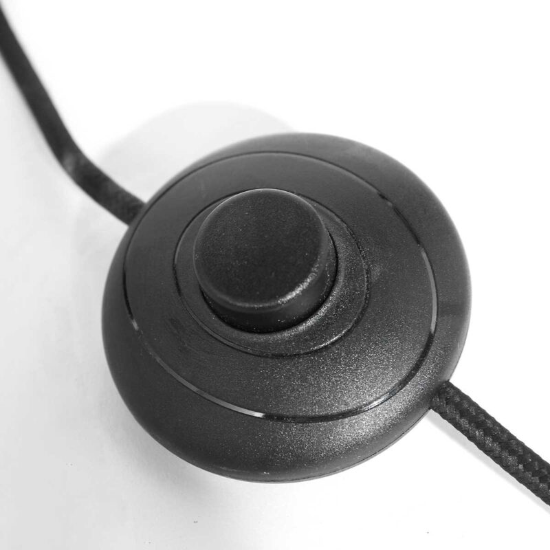 Zwarte vloerlamp Bois 3679ZW met schakelaar in snoer en E27 fitting - Afbeelding 11
