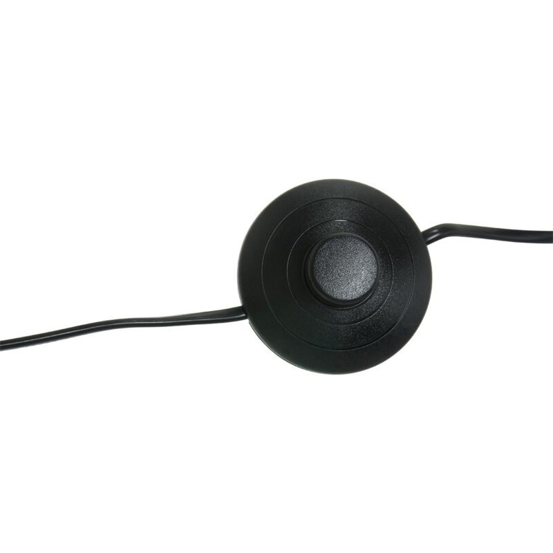 Zwarte vloerlamp Carree 1577ZW met E27 fitting en snoer schakelaar - Afbeelding 11