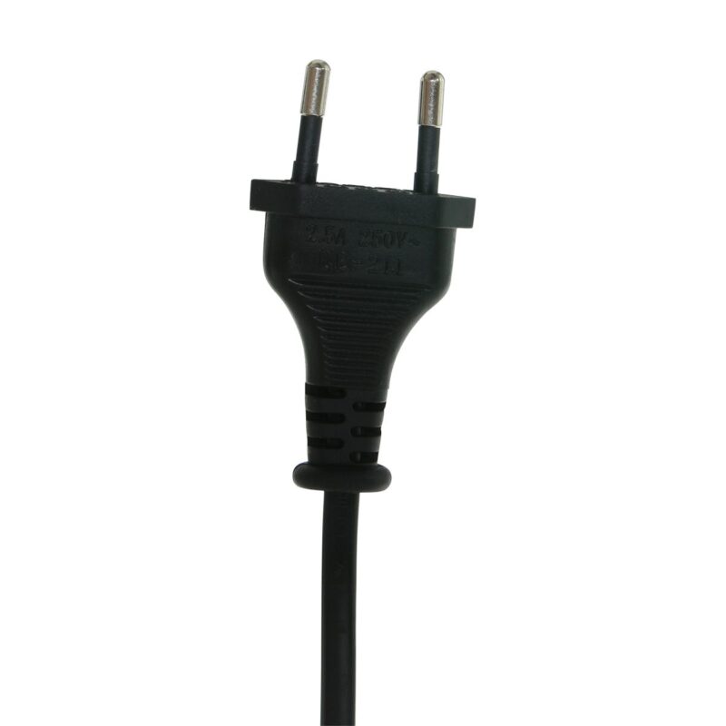 Zwarte vloerlamp Carree 1577ZW met E27 fitting en snoer schakelaar - Afbeelding 12