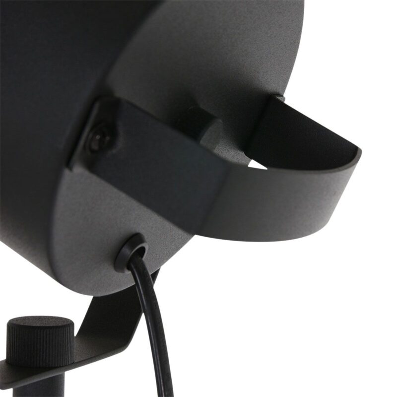 Zwarte vloerlamp Carree 1577ZW met E27 fitting en snoer schakelaar - Afbeelding 6