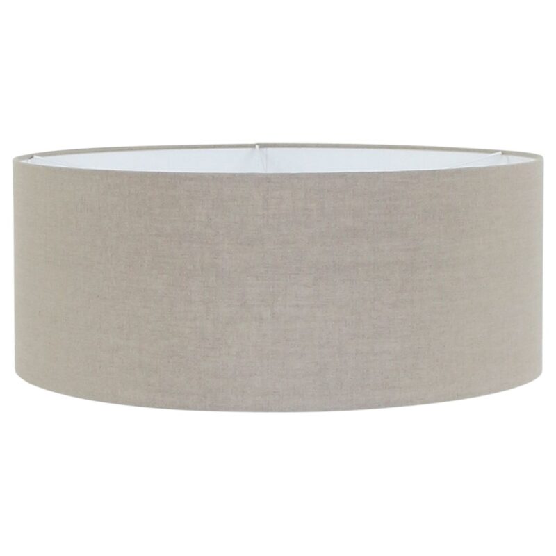 Zwarte vloerlamp Curve 4268ZW met grijs grof linnen kap – Uniek design en functioneel gebruik - Afbeelding 5