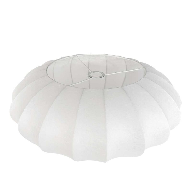 Zwarte vloerlamp Curve 4272ZW met wit zijden kap – Uniek design en functioneel gebruik - Afbeelding 5
