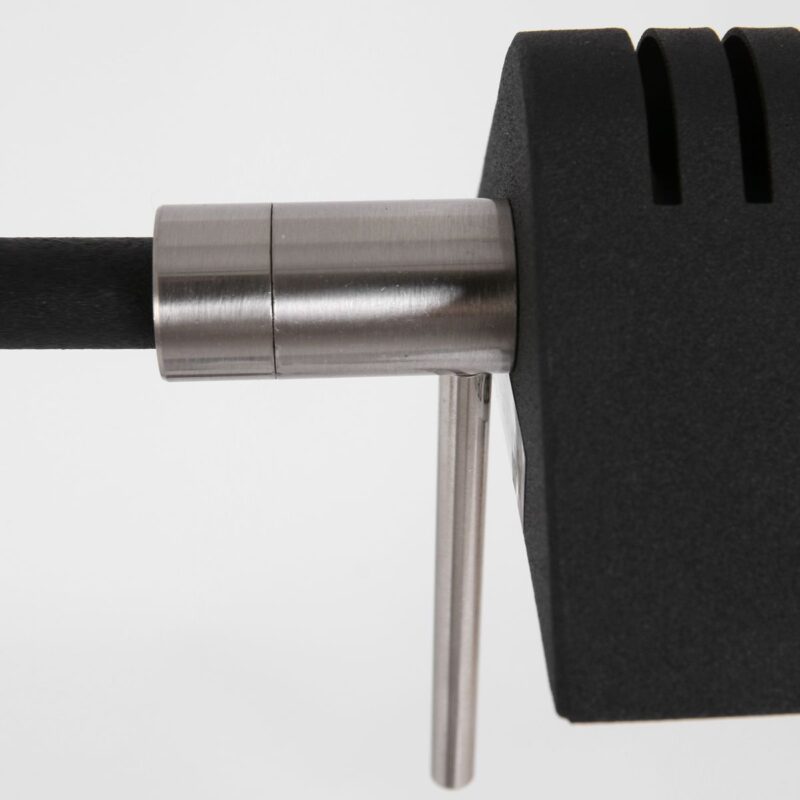 Zwarte vloerlamp Karl 5895ZW met dimmer en in hoogte verstelbaar - Afbeelding 14