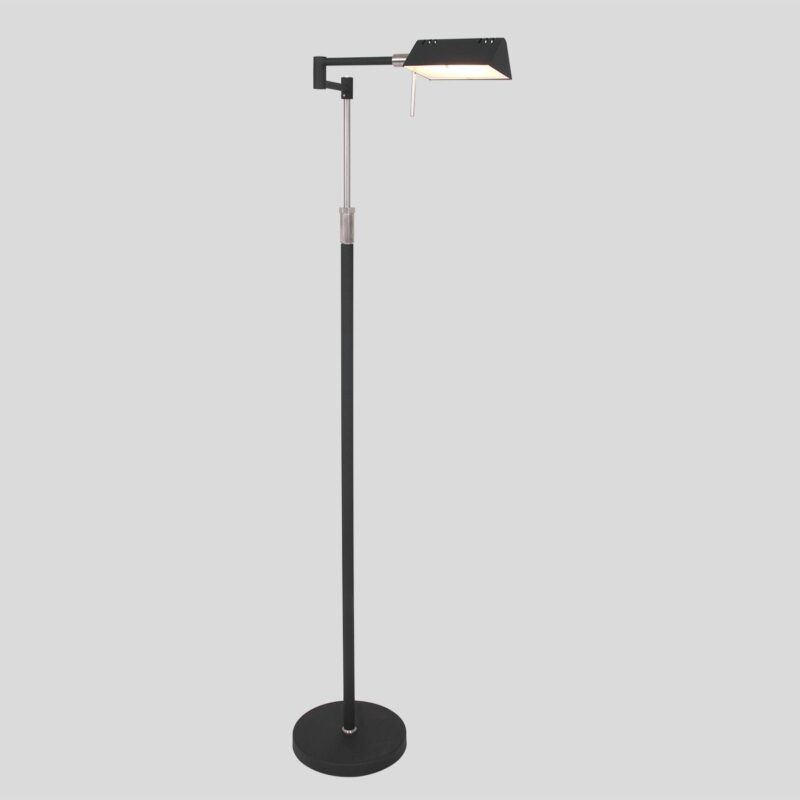 Zwarte vloerlamp Karl 5895ZW met dimmer en in hoogte verstelbaar - Afbeelding 19