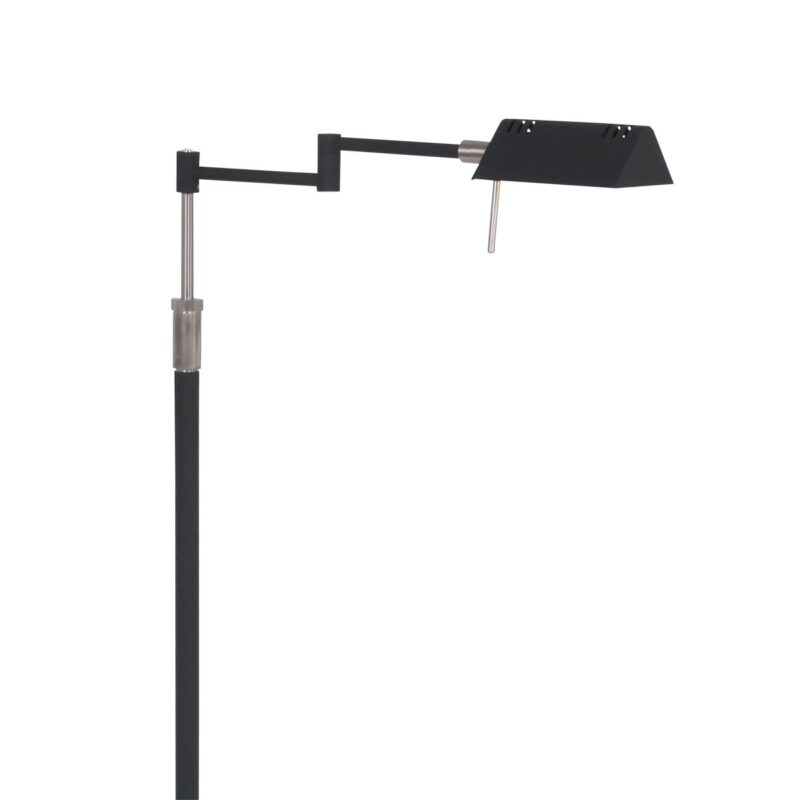 Zwarte vloerlamp Karl 5895ZW met dimmer en in hoogte verstelbaar - Afbeelding 21