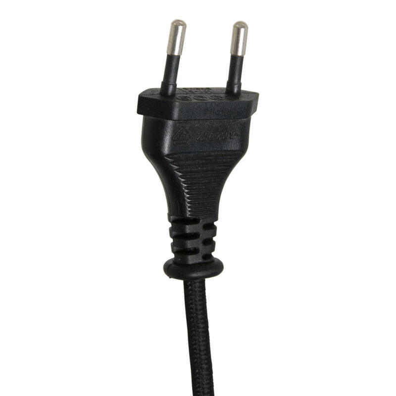 Zwarte vloerlamp Kasket 2691ZW met grote fitting en schakelaar - Afbeelding 13