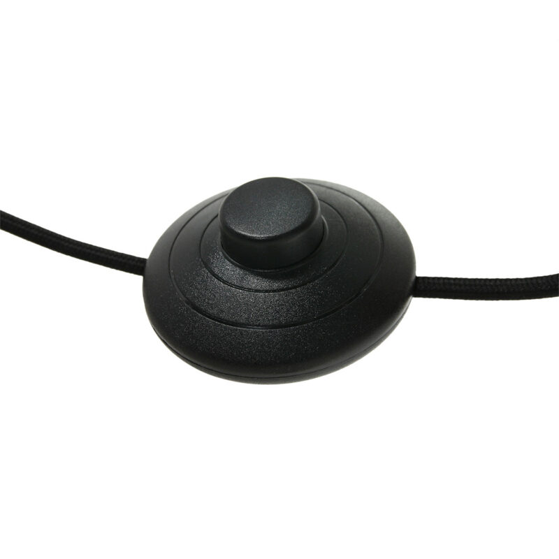 Zwarte vloerlamp Kasket 2691ZW met grote fitting en schakelaar - Afbeelding 14
