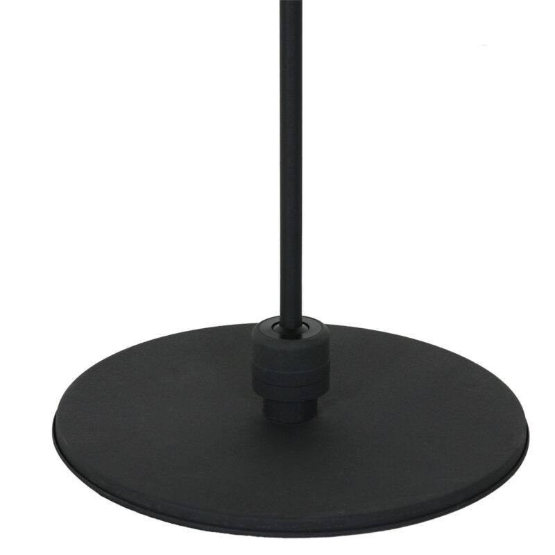 Zwarte vloerlamp Kasket 2691ZW met grote fitting en schakelaar - Afbeelding 6