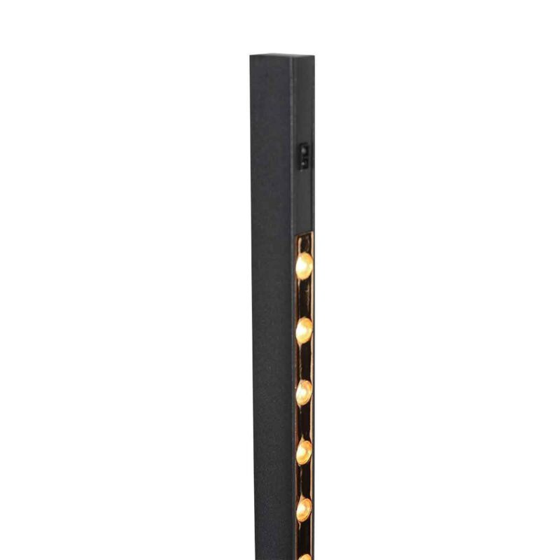 Zwarte vloerlamp Luzhaz 4133ZW met sensordimmer - Afbeelding 4