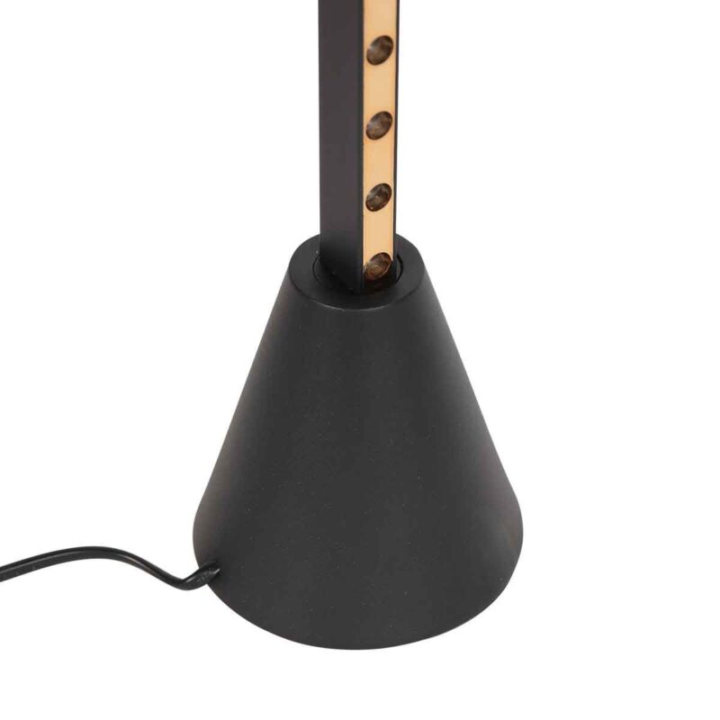 Zwarte vloerlamp Luzhaz 4133ZW met sensordimmer - Afbeelding 6