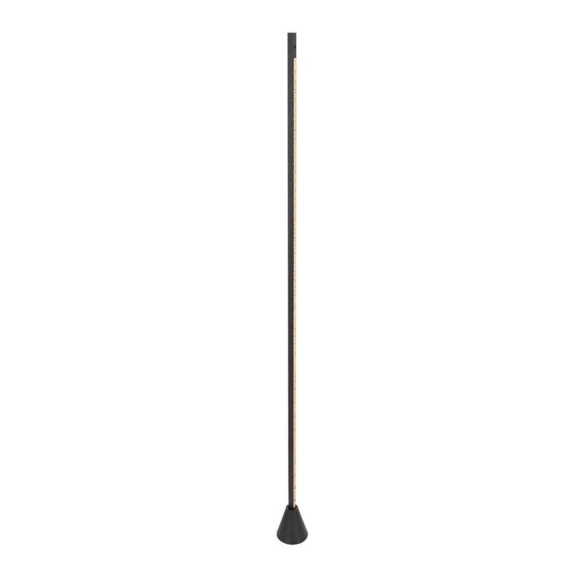 Zwarte vloerlamp Luzhaz 4133ZW met sensordimmer