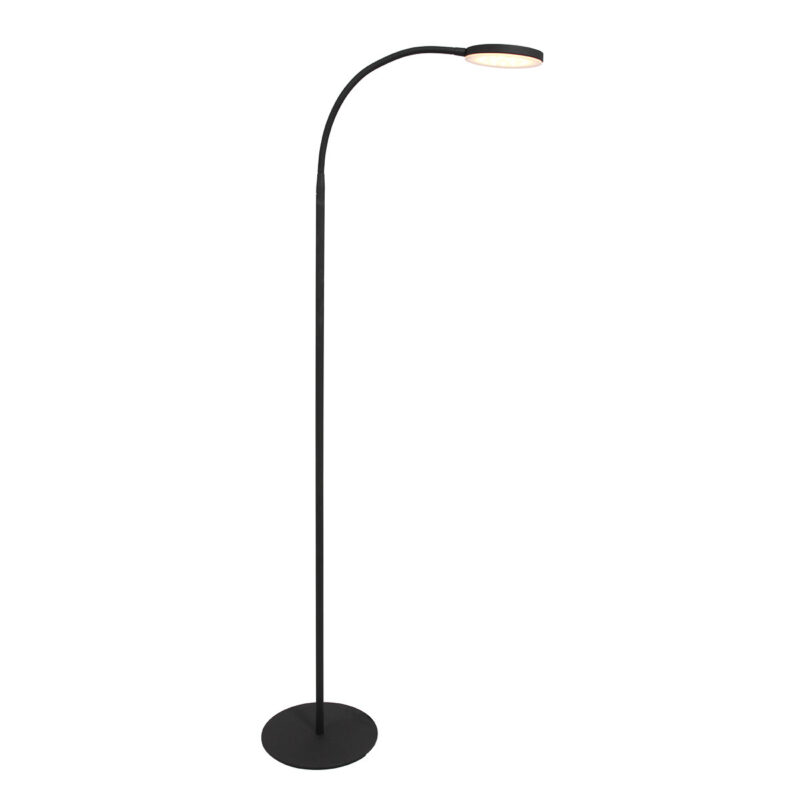 Lámpara de pie negra Platu 3351ZW Color de luz negro regulable - Imagen 11