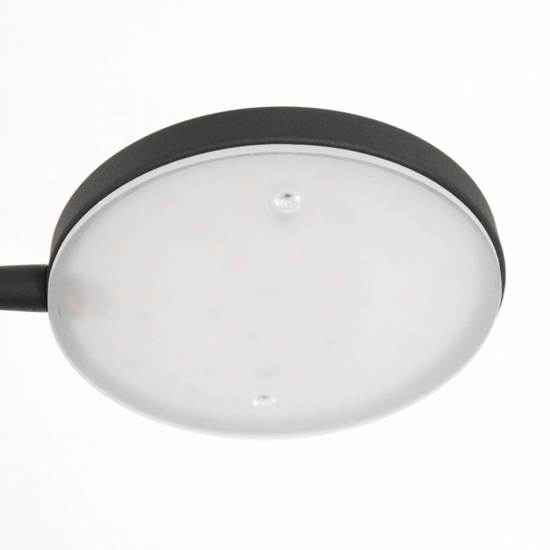 Lámpara de pie negra Platu 3351ZW Color de luz negro regulable - Imagen 7