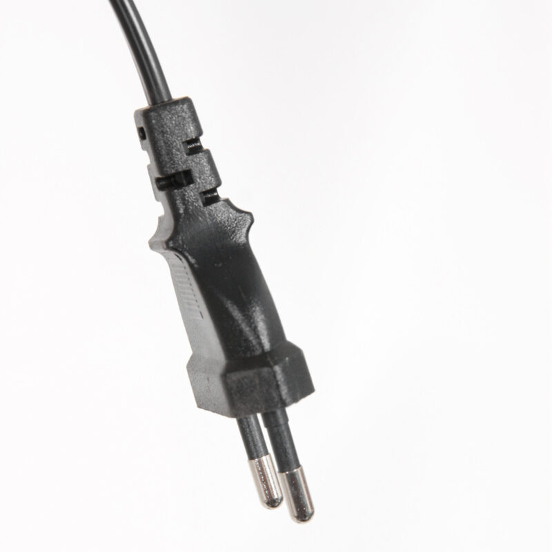 Zwarte vloerlamp Stang 7178ZW met leeslamp en wit linnen kap - Afbeelding 16