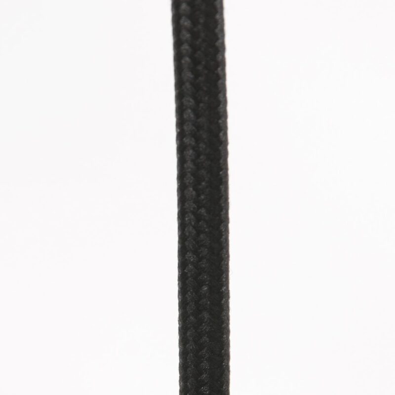 Zwarte vloerlamp Stang 8220ZW met schakelaar en grijs velours kap - Afbeelding 16