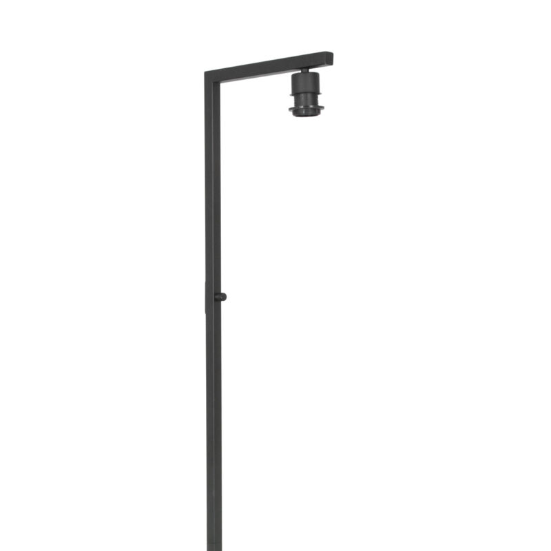 Zwarte vloerlamp Stang 8222ZW met schakelaar en blauw velours kap - Afbeelding 14