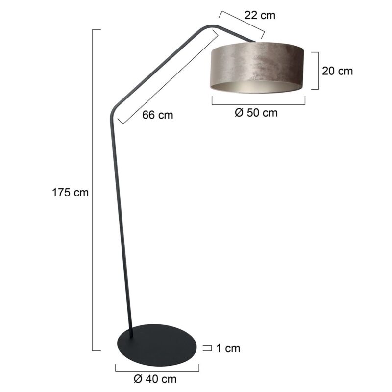 Zwarte vloerlamp Zig-Zag 4240ZW – Uniek design en functioneel gebruik - Afbeelding 6